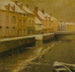Canal en Brujas en invierno - Henri Le Sidaner — vista de la obra