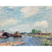 Reproducción del cuadro Canal del Loing en Saint-Mammès - Alfred Sisley