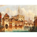 Reproducción del cuadro Canal cerca de la Catedral de Estrasburgo por Ferdinand Lepie