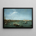 Bacino di San Marco Venice - Canaletto — framed artwork on a wall