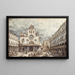 Campo San Giacomo di Rialto Venise - Canaletto — cuadro enmarcado en la pared