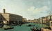 El Gran Canal visto desde el puente del Rialto - Canaletto — vista de la obra