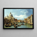 L'Entrée du Grand Canal Venise - Canaletto — cuadro enmarcado en la pared