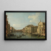 El Gran Canal en Venecia, vista hacia el sureste de San Stae en las Fabbriche Nuove de Rialto - Canaletto — cuadro enmarcado en la pared