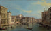 El Gran Canal en Venecia del Palazzo Flangini en el Campo San Marcuola - Canaletto — vista de la obra