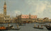 El Molo con la Piazzetta y el Palacio de los Doges desde el Bacino - Canaletto — vista de la obra