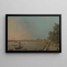 La Tamise desde la terraza de Somerset House en dirección a Westminster - Canaletto — cuadro enmarcado en la pared