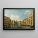 Venecia el Gran Canal del Palazzo Foscari en la Carità - Canaletto — cuadro enmarcado en la pared