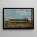 Venecia la Piazzetta vista hacia el oeste con la Libreria - Canaletto — cuadro enmarcado en la pared