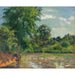 Reproduction of the painting Ducks on the Pond of Montfoucault - Camille Pissarro