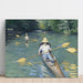 Reproducción del cuadro Canoë sur la rivière Yerres - Gustave Caillebotte