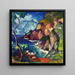 Capri landscape - Konrad Mgi — framed artwork on a wall