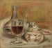Carafe, vaso y azucarera - Pierre-Auguste Renoir — vista de la obra