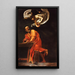 Saint Matthew and the Angel - Caravaggio — framed artwork on a wall