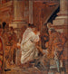 Cardinal bendiciendo a los mendigos en las puertas de la iglesia - Wilhelm Marstrand — vista de la obra