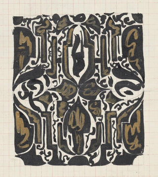 Carel Adolph Lion Cachet - Decoratief ontwerp en schets van het front timpaan van het Koninklijk Paleis te Amsterdam.webp