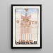 a Crowd in front of a decorated façade or monument - Carel Adolph Lion Cachet — framed artwork on a wall