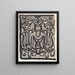 Conception d'un vignet pour la Wereldbibliotheek - Carel Adolph Lion Cachet — framed artwork on a wall