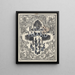 Conception de la couverture d'Eigenhaard - Carel Adolph Lion Cachet — framed artwork on a wall