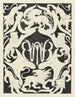 Project of ex-libris with monogram and lions - Carel Adolph Lion Cachet — artwork view