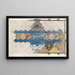 Proyecto para un diploma de Arti y Amicitiae para el Príncipe Hendrik durante su adhesión como miembro honorario en 1902 - Carel Adolph Lion Cachet — cuadro enmarcado en la pared