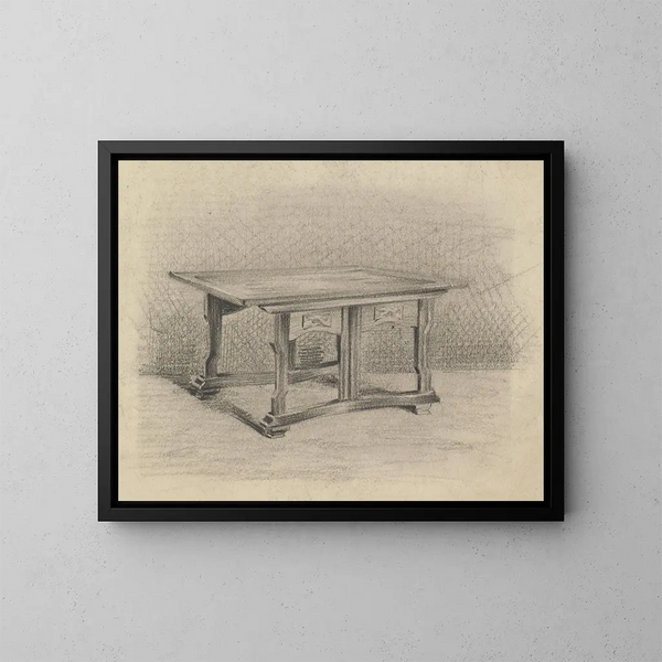 diseño para una mesa - Carel Adolph Lion Cachet — cuadro enmarcado en la pared