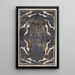 Proyecto para ex-libris de Johanna Pabst - Carel Adolph Lion Cachet — cuadro enmarcado en la pared