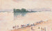 Vista desde la orilla a lo largo de todo el ancho de un río - Carel Nicolaas Storm van 's Gravesande — vista de la obra