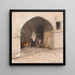 Escena callejera con mujeres vestidas a la oriental en Chioggia - Carel Nicolaas Storm van sGravesande — cuadro enmarcado en la pared