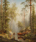 Dans le ruisseau Woodland - Carl Bøgh — artwork view
