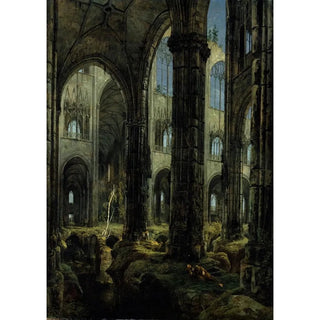Carl Blechen - Gothic Church Ruins.webp