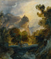 Paisaje italiano - Carl Blechen — vista de la obra