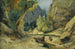 Molino en un valle - Carl Blechen — vista de la obra