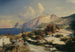 Tarde en Capri - Carl Blechen — vista de la obra