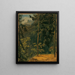 Path in the Harz Forest - Carl Blechen — framed artwork on a wall