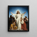 El Cristo Consolador - Carl Bloch — cuadro enmarcado en la pared
