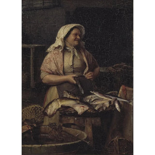 Carl Bloch - En kone der slger fisk.webp