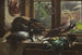 Naturaleza Muerta con Pez - Carl Bloch — vista de la obra