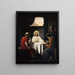 Cena en Emmaus - Carl Bloch — cuadro enmarcado en la pared