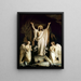 La Resurrección - Carl Bloch — cuadro enmarcado en la pared