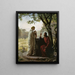 Mujer en el pozo - Carl Bloch — cuadro enmarcado en la pared