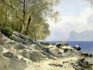 Carl Bolze - Ufer am Gardasee.webp