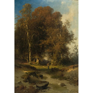 Carl Bolze - Waldlandschaft im Herbst.webp