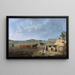 Spring Painting at Vemmenhög, Scania - Carl Conrad Dahlberg — framed artwork on a wall