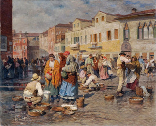 Carl Feiertag - Fischmarkt in Venedig.webp