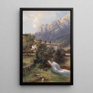 Carl Franz Emanuel Haunold - Motiv aus Werfen.webp