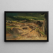 Forest Study Painting - Carl Franz Emanuel Haunold — framed artwork on a wall