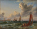 Partido del mar de Øresund con Kronborg - Carl Frederik Sørensen — vista de la obra