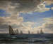 Bateaux à voile dans le Sound au sud de Kronborg - Carl Frederik Sørensen — artwork view