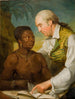 Double portrait painting of Carl Bernhard Wadström 1746-1799 and Prince Peter Panah - Carl Frederik von Breda — artwork view